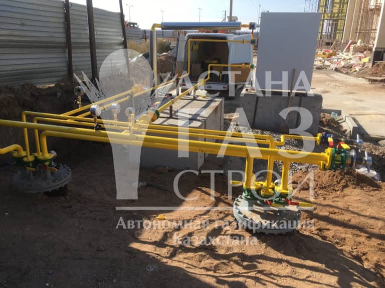 Автономная газификация трубопроводы и резервуары для СУГ