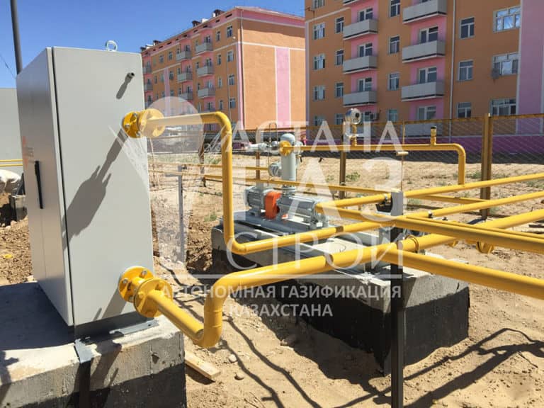 Групповая резервуарная установка СУГ в г. Туркестане
