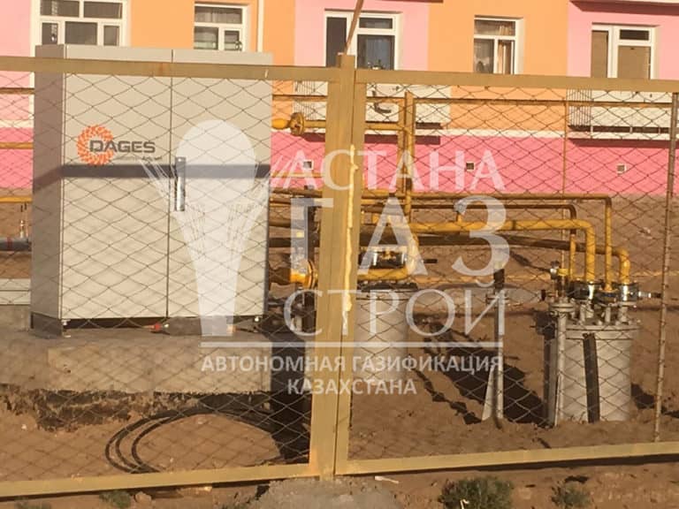 Ограждение резервуарной установки для хранения СУГ