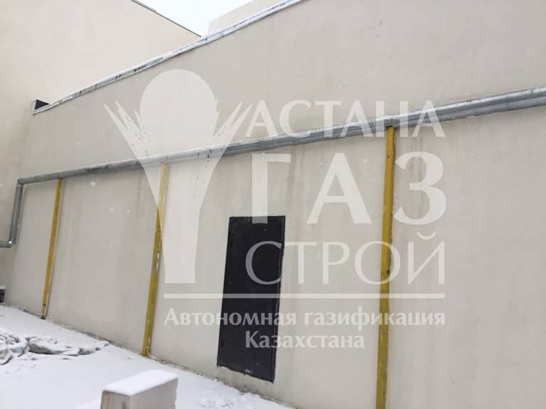 Надземный газопровод для СУГ к котельной 2600 кВт