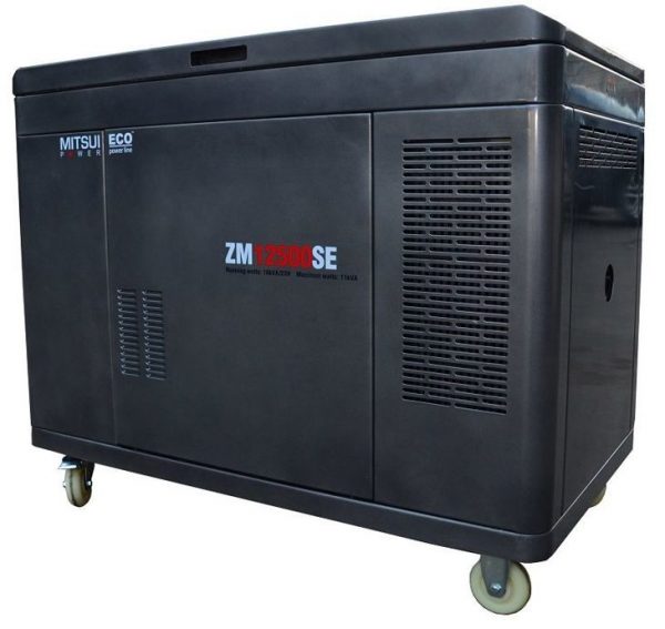 Газовый генератор Mitsui Power ZM 12500 SGE в кожухе
